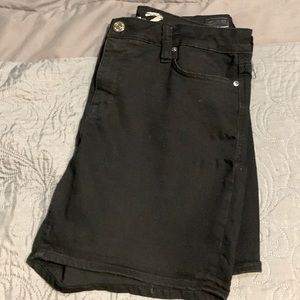 Black Bermuda shorts